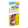 Sie sehen eine Packung Adtab F Katzen Kautabl 48mg (2-8kg) 3st, Produktbild: 02 Adtab F Katzen Kautabl 48mg (2-8kg) 3st, A-Nr.: 5530642 - 02
