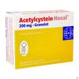 Sie sehen eine Packung Acetylcystein-hexal Granulat 200mg 20st, Produktbild: 02 Acetylcystein-hexal Granulat 200mg 20st, A-Nr.: 3771703 - 02