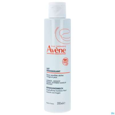 Sie sehen eine Packung Avene Basispflege Reinigungsmilch Neu 200ml, Produktbild: 01 Avene Basispflege Reinigungsmilch Neu 200ml, A-Nr.: 5724145 - 01