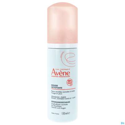 Sie sehen eine Packung Avene Basispflege Reinigungsschaum Mattierend Neu 150ml, Produktbild: 01 Avene Basispflege Reinigungsschaum Mattierend Neu 150ml, A-Nr.: 5724151 - 01