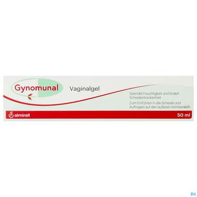 Sie sehen eine Packung Gynomunal Vaginalgel 50ml, Produktbild: 01 Gynomunal Vaginalgel 50ml, A-Nr.: 3822352 - 01