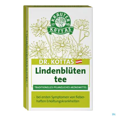 Sie sehen eine Packung Dr.Kottas Tee Lindenbluete 20st, Produktbild: 01 Dr.Kottas Tee Lindenbluete 20st, A-Nr.: 3886197 - 01