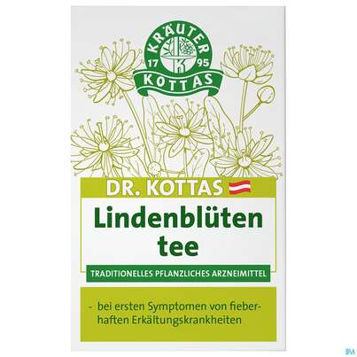 Sie sehen eine Packung Dr.Kottas Tee Lindenbluete 20st, Produktbild: 02 Dr.Kottas Tee Lindenbluete 20st, A-Nr.: 3886197 - 02