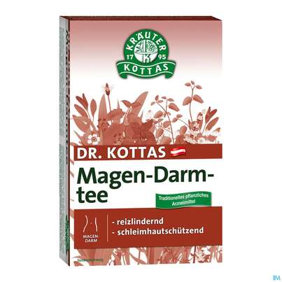 Sie sehen eine Packung Dr.Kottas Tee Magen-darm 20st, Produktbild: 01 Dr.Kottas Tee Magen-darm 20st, A-Nr.: 3886062 - 01