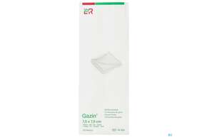 Sie sehen eine Packung Mullkompressen Gazin Baumw.17faedig Unsteril 16fach 7,5x 7,5cm 100st, Produktbild: 01 Mullkompressen Gazin Baumw.17faedig Unsteril 16fach 7,5x 7,5cm 100st, A-Nr.: 2384921 - 01