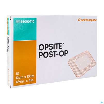 Sie sehen eine Packung Wundverband Opsite Post-op 10x 12cm 10st, Produktbild: 02 Wundverband Opsite Post-op 10x 12cm 10st, A-Nr.: 2694656 - 02