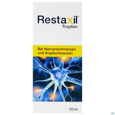 Sie sehen eine Packung Restaxil Tropfen Z Einnehmen 30ml, Produktbild: 01 Restaxil Tropfen Z Einnehmen 30ml, A-Nr.: 4954185 - 01
