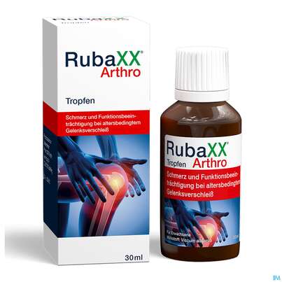 Sie sehen eine Packung Rubaxx Arthro Tropfen 30ml, Produktbild: 02 Rubaxx Arthro Tropfen 30ml, A-Nr.: 4971410 - 02