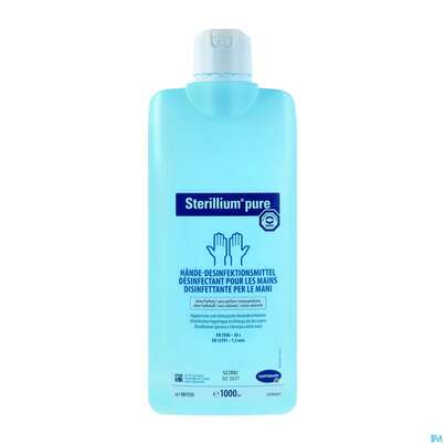 Sie sehen eine Packung Sterillium Haendedesinfektion Pure 1l, Produktbild: 02 Sterillium Haendedesinfektion Pure 1l, A-Nr.: 5743823 - 02