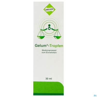 Sie sehen eine Packung Dreluso Gelum-tropfen 30ml, Produktbild: 01 Dreluso Gelum-tropfen 30ml, A-Nr.: 4262777 - 01