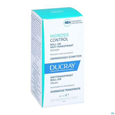 Ducray Hidrosis Control Schweißhemmender Roll-on – Achseln 40ml, A-Nr.: 4835090 - 03