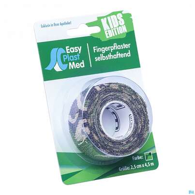 Easyplast Med Fingerpflaster 2,5cm X 4,5m Camouflage Blau 1 Stück, A-Nr.: 5457856 - 01