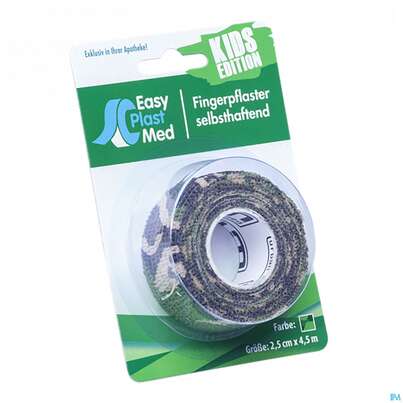 Easyplast Med Fingerpflaster 2,5cm X 4,5m Camouflage Blau 1 Stück, A-Nr.: 5457856 - 02