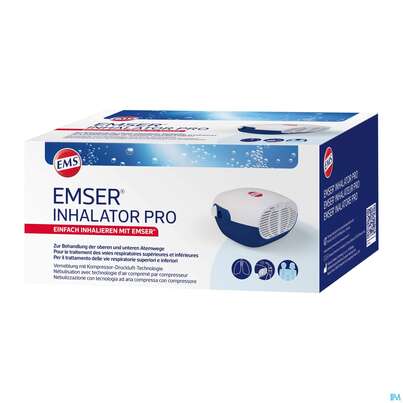 Sie sehen eine Packung Inhalatoren U.zubehoer Geraet Emser/inhalator Pro 1st, Produktbild: 01 Inhalatoren U.zubehoer Geraet Emser/inhalator Pro 1st, A-Nr.: 5438698 - 01
