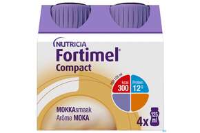 Fortimel/compact/2.4 125ml Vitalflasche Cappuccino 4st, A-Nr.: 4294062 - 01