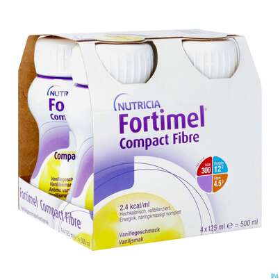 Fortimel/compact/fibre 125ml Vitalflasche Vanille 4st, A-Nr.: 3797849 - 02