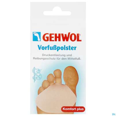 Sie sehen eine Packung Gehwol Gel-vorfusspolster Nr 64511 1st, Produktbild: 02 Gehwol Gel-vorfusspolster Nr 64511 1st, A-Nr.: 2525907 - 02