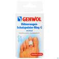 Sie sehen eine Packung Huehneraugen Schutzpolster Gehwol/ring G Mittel Nr 64186 3st, Produktbild: 01 Huehneraugen Schutzpolster Gehwol/ring G Mittel Nr 64186 3st, A-Nr.: 4164980 - 01