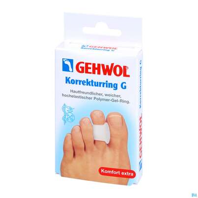 Sie sehen eine Packung Gehwol Korrekturring G Textilfrei Nr 64159 3st, Produktbild: 02 Gehwol Korrekturring G Textilfrei Nr 64159 3st, A-Nr.: 2711857 - 02
