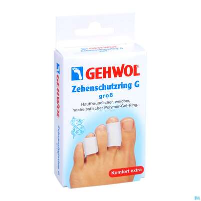 Sie sehen eine Packung Zehen Schutzring Gehwol Textilfrei G Gross Nr 64 2st, Produktbild: 03 Zehen Schutzring Gehwol Textilfrei G Gross Nr 64 2st, A-Nr.: 2711900 - 03