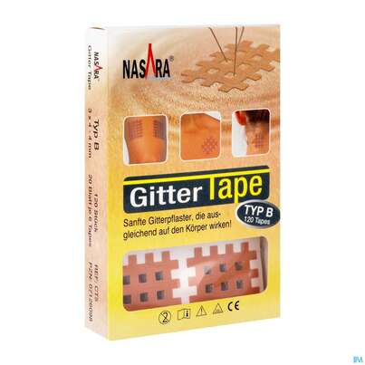 Tape Gittertape Triggertape Acutop Beige Typ B 2,8x3,6cm 120st, A-Nr.: 4608313 - 02