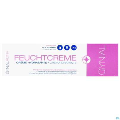 Sie sehen eine Packung Gynial Activ Feuchtcreme 25g, Produktbild: 01 Gynial Activ Feuchtcreme 25g, A-Nr.: 5129922 - 01