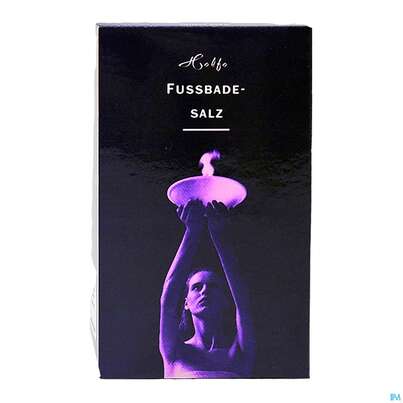 Sie sehen eine Packung Helfe Fussbadesalz 250g, Produktbild: 01 Helfe Fussbadesalz 250g, A-Nr.: 0466224 - 01