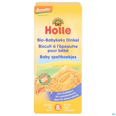 Sie sehen eine Packung Holle Demeter Bio Baby-dinkelkeks 150g, Produktbild: 01 Holle Demeter Bio Baby-dinkelkeks 150g, A-Nr.: 3566914 - 01