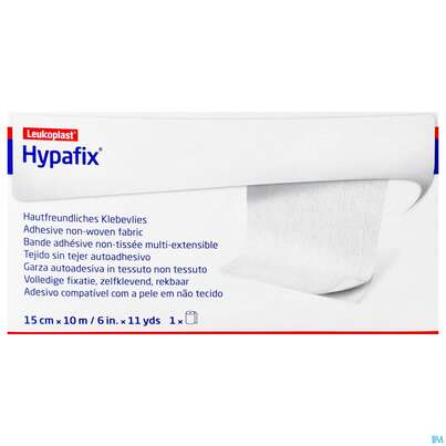 Sie sehen eine Packung Wundverband Hypafix Fixierverband 10mx15cm 7144303 1st, Produktbild: 01 Wundverband Hypafix Fixierverband 10mx15cm 7144303 1st, A-Nr.: 4260850 - 01