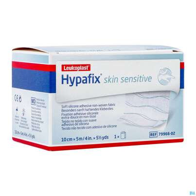 Sie sehen eine Packung Wundverband Hypafix/skin/sensitive Fixierverband/silikon 5mx10cm 7996602 1st, Produktbild: 03 Wundverband Hypafix/skin/sensitive Fixierverband/silikon 5mx10cm 7996602 1st, A-Nr.: 4605131 - 03