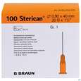 Injektionsspritzen U.zubeh. Einmalkanuelen Sterican Standard Gr 1 G20x1 1/2 0,9x 40mm 46575 100st, A-Nr.: 2692462 - 01