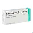 Sie sehen eine Packung Kaliumjodid G.L. 65mg Tabletten 10 Stück, Produktbild: 02 Kaliumjodid G.L. 65mg Tabletten 10 Stück, A-Nr.: 3762992 - 02