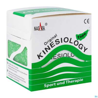 Sie sehen eine Packung Tape Kinesio/original Nasara 5mx 5cm Gruen 1st, Produktbild: 02 Tape Kinesio/original Nasara 5mx 5cm Gruen 1st, A-Nr.: 4132796 - 02
