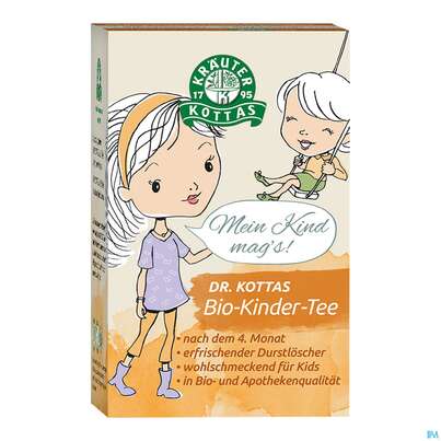 Sie sehen eine Packung Dr.Kottas Tee Bio-kinder-power 20st, Produktbild: 02 Dr.Kottas Tee Bio-kinder-power 20st, A-Nr.: 4600323 - 02