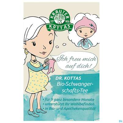 Sie sehen eine Packung Dr.Kottas Tee Bio-schwangerschaft 20st, Produktbild: 02 Dr.Kottas Tee Bio-schwangerschaft 20st, A-Nr.: 4401262 - 02