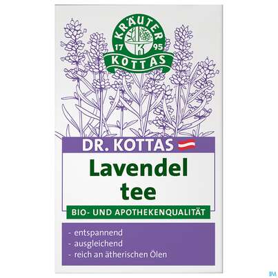 Sie sehen eine Packung Dr.Kottas Tee Lavendel 20st, Produktbild: 02 Dr.Kottas Tee Lavendel 20st, A-Nr.: 4123076 - 02