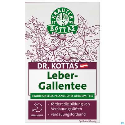 Sie sehen eine Packung Dr.Kottas Tee Leber-galle 20st, Produktbild: 02 Dr.Kottas Tee Leber-galle 20st, A-Nr.: 3886151 - 02
