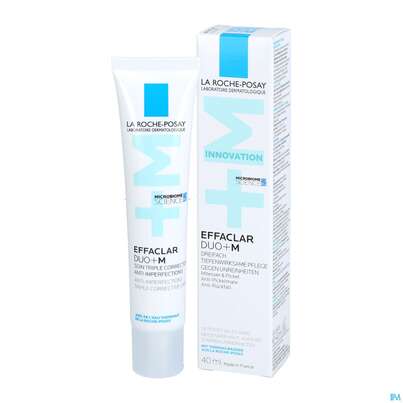 Sie sehen eine Packung La Roche Posay Akne/mischhaut Effaclar Duo +m Creme 40ml, Produktbild: 03 La Roche Posay Akne/mischhaut Effaclar Duo +m Creme 40ml, A-Nr.: 5758598 - 03