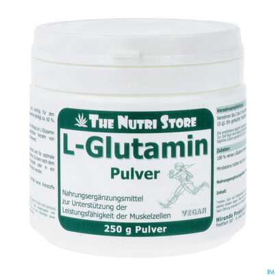 L-glutamin Pulver Rein 100% 250g, A-Nr.: 3204074 - 02