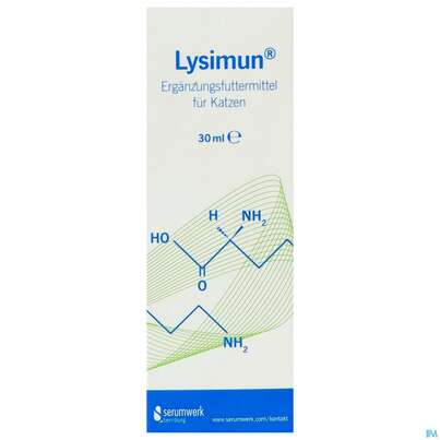 Veterinaerprodukte Lysimun Zur Staerkung Der Immun- Abwaehr Von Katzen 30ml, A-Nr.: 4555657 - 01