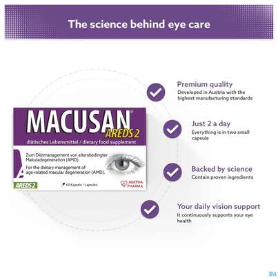 Macusan Kapseln Areds 2 60st, A-Nr.: 4252158 - 06
