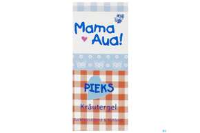 Sie sehen eine Packung Mama-aua Gel Pieks 20ml, Produktbild: 01 Mama-aua Gel Pieks 20ml, A-Nr.: 3841533 - 01