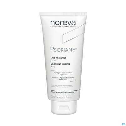 Sie sehen eine Packung Noreva Psoriane Milch 200ml, Produktbild: 03 Noreva Psoriane Milch 200ml, A-Nr.: 4351481 - 03