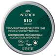 Sie sehen eine Packung Nuxe Bio/deo Balm 24h Fresh-feel Coconut +plant Powder 50g, Produktbild: 03 Nuxe Bio/deo Balm 24h Fresh-feel Coconut +plant Powder 50g, A-Nr.: 5607847 - 03