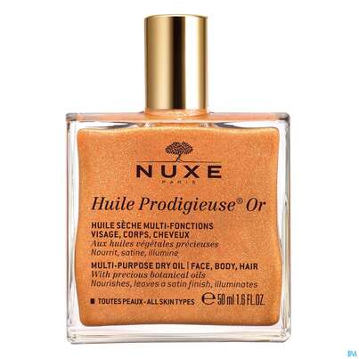 Sie sehen eine Packung Nuxe Huile Prodigieuse Dry Oil 50ml, Produktbild: 04 Nuxe Huile Prodigieuse Dry Oil 50ml, A-Nr.: 4610511 - 04