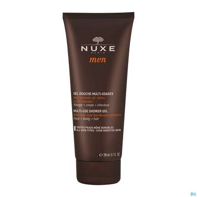 Sie sehen eine Packung Nuxe Men Gel Douche Multi-usages 200ml, Produktbild: 03 Nuxe Men Gel Douche Multi-usages 200ml, A-Nr.: 4080527 - 03