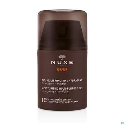 Sie sehen eine Packung Nuxe Men Gel Multi-fontions Hydratant 50ml, Produktbild: 03 Nuxe Men Gel Multi-fontions Hydratant 50ml, A-Nr.: 4080504 - 03