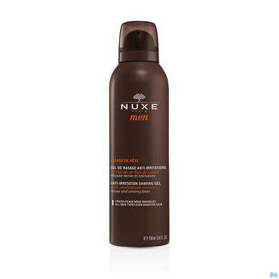 Sie sehen eine Packung Nuxe Men Gel De Rasage Anti-irritations 150ml, Produktbild: 02 Nuxe Men Gel De Rasage Anti-irritations 150ml, A-Nr.: 4080473 - 02