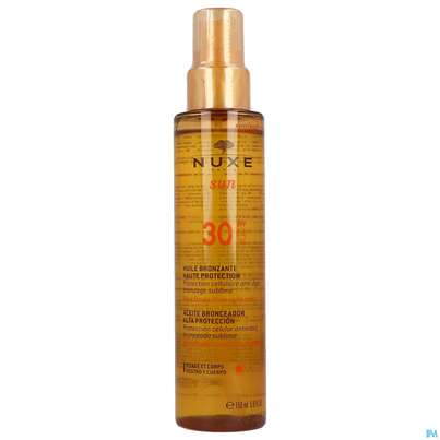Sonnenprodukte Nuxe Sun Gesicht +koerper Tanning Sun Oil Lsf30 150ml, A-Nr.: 4338411 - 01