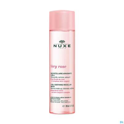 Sie sehen eine Packung Nuxe Very Rose Clean/water Empfindliche Haut 200ml, Produktbild: 02 Nuxe Very Rose Clean/water Empfindliche Haut 200ml, A-Nr.: 5301309 - 02